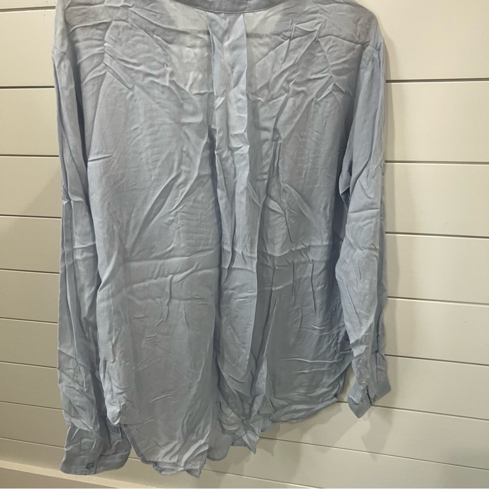 Addie Light Blue Blouse - Picture 4 of 6